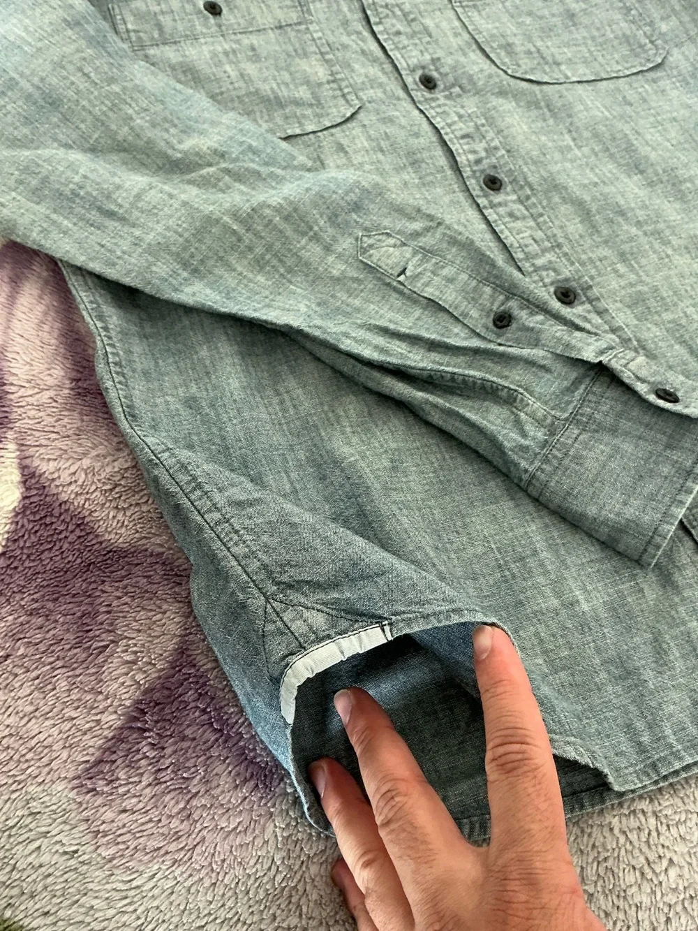 Banana Republic Standard Fit Chambray Shirt